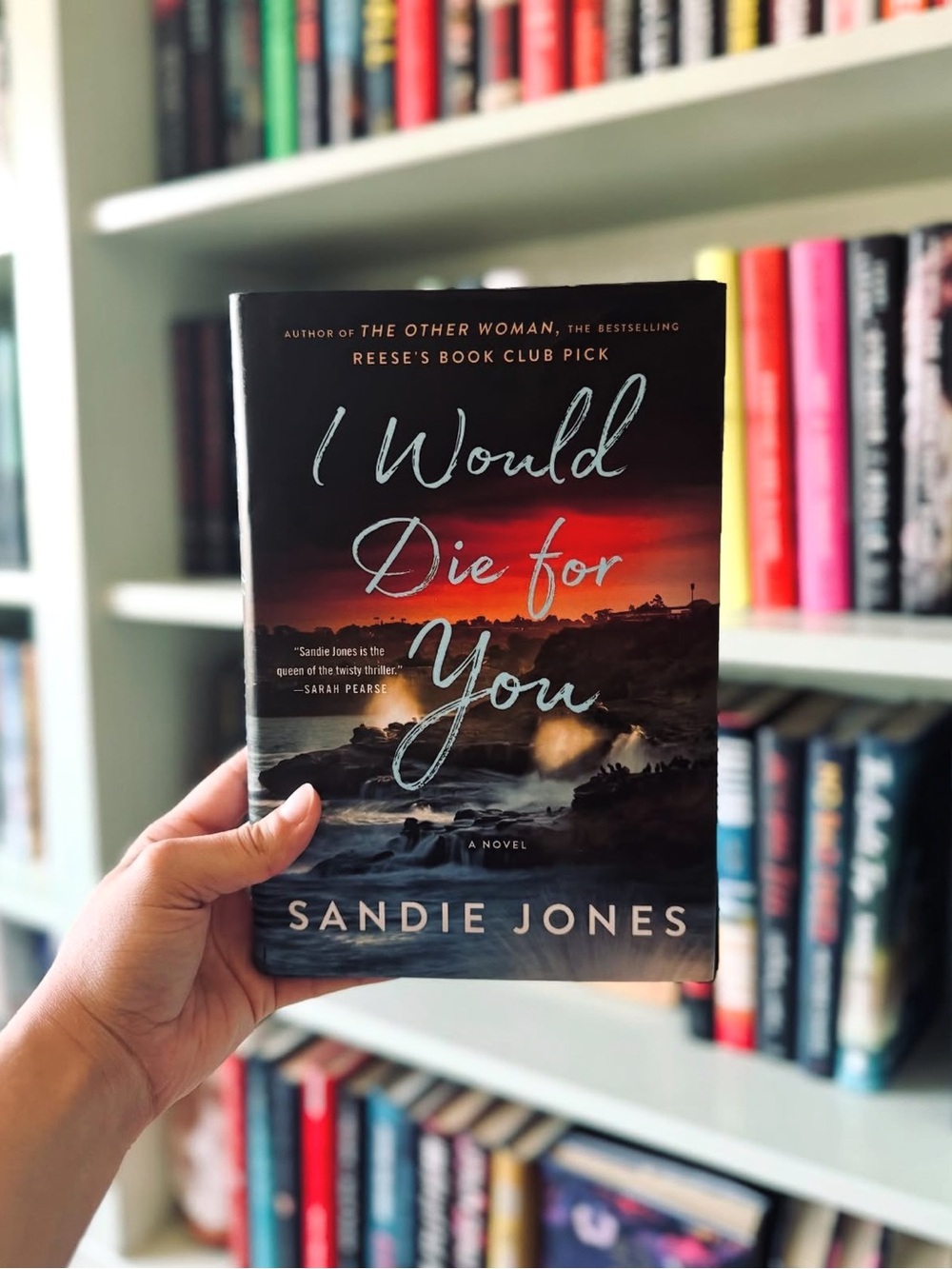 I Would Die for You Sandie Jones ARC Advance Reader Copy Thriller w Letter